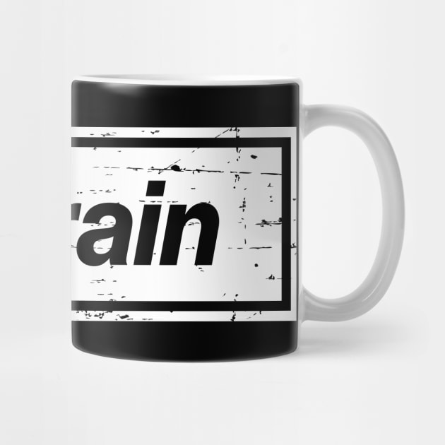 The Rain - Original Oasis Britpop Band Name White by Butter Creative